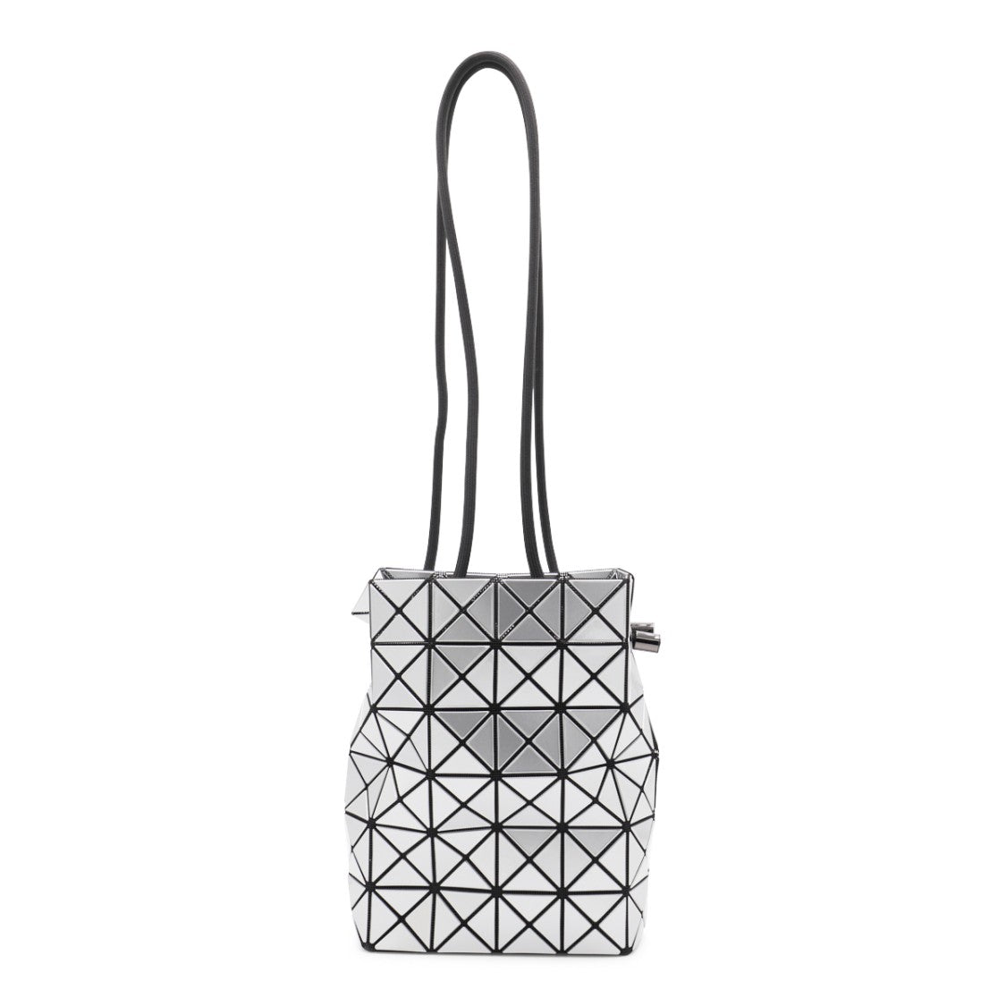 Bao Bao Issey Miyake Geometric Silver Bag With Interconnected Panels