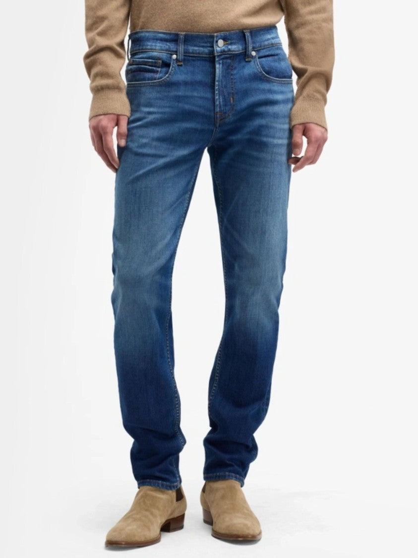 7 For All Mankind Slimmy Tapered Blue Denim Jeans