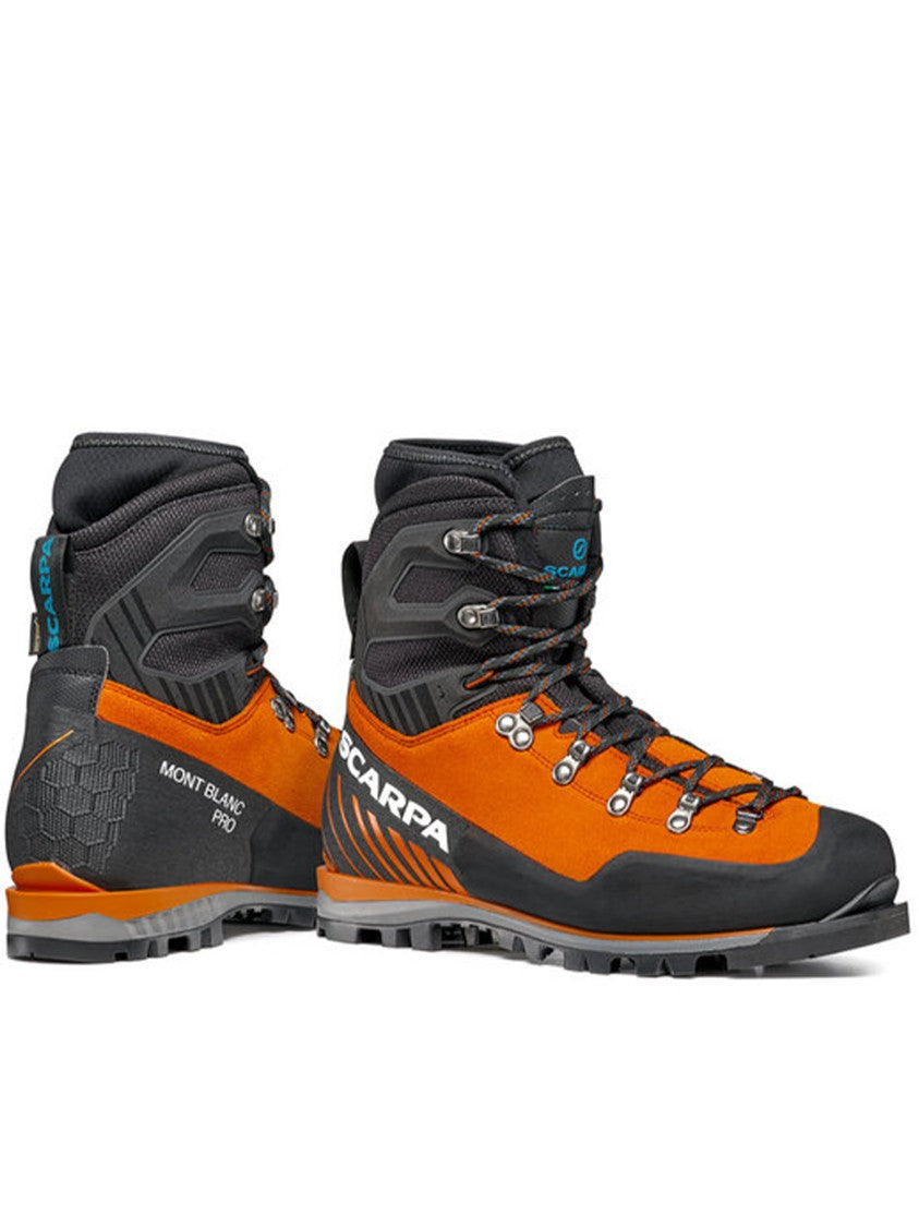 Scarpa Orange Mont Blanc Pro Gtx Suede Boots