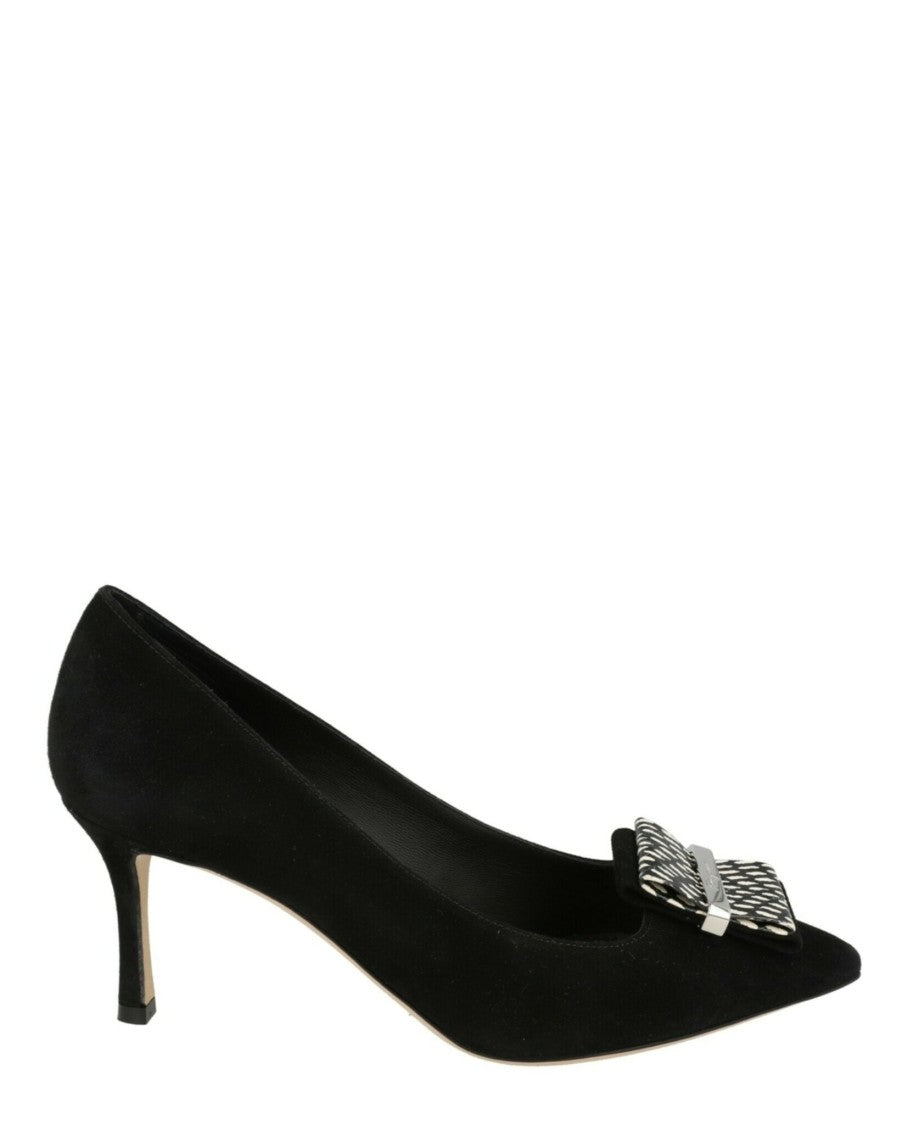 Ferragamo Winnie Leather Pumps - Narrow Width