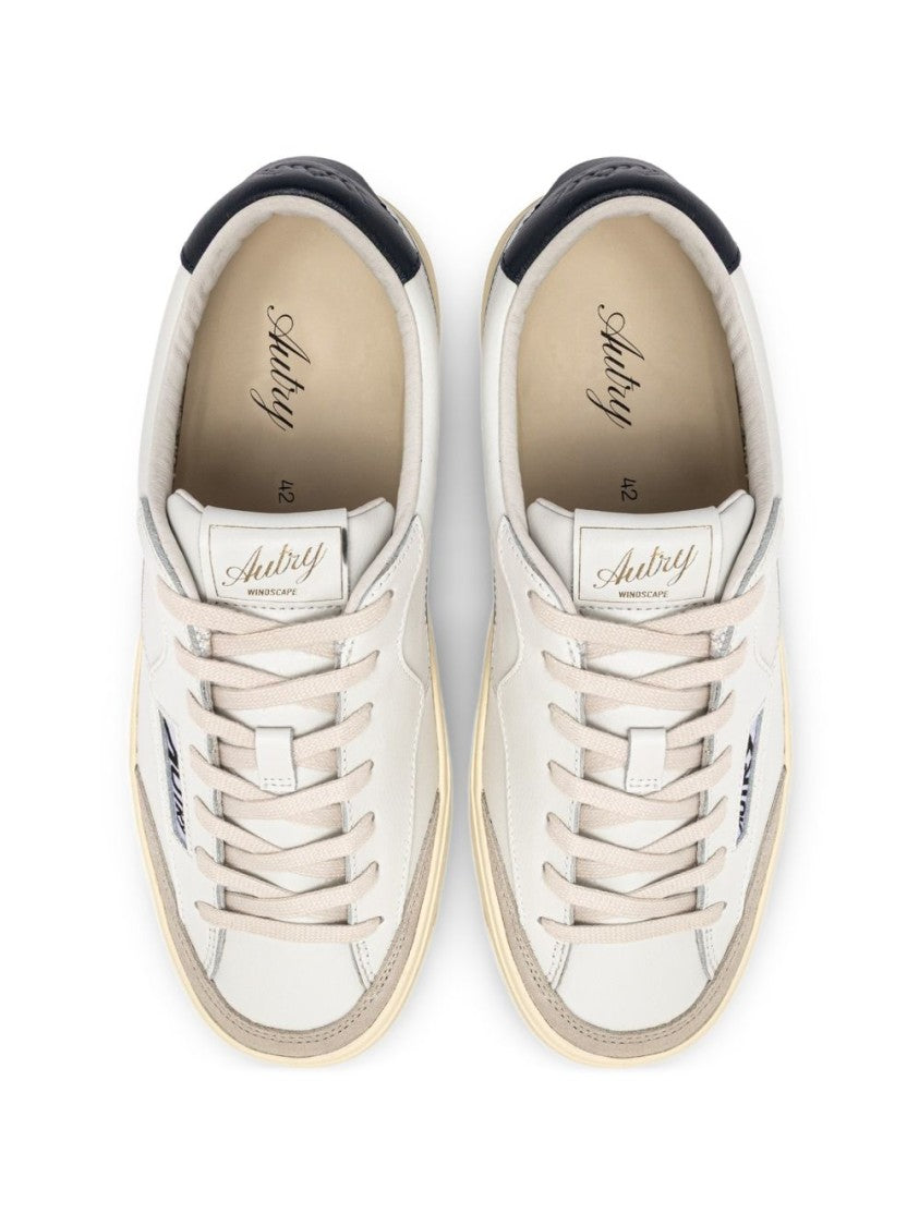 Autry Low-Top Sneakers With Smooth Leather Upper And Suede Accents