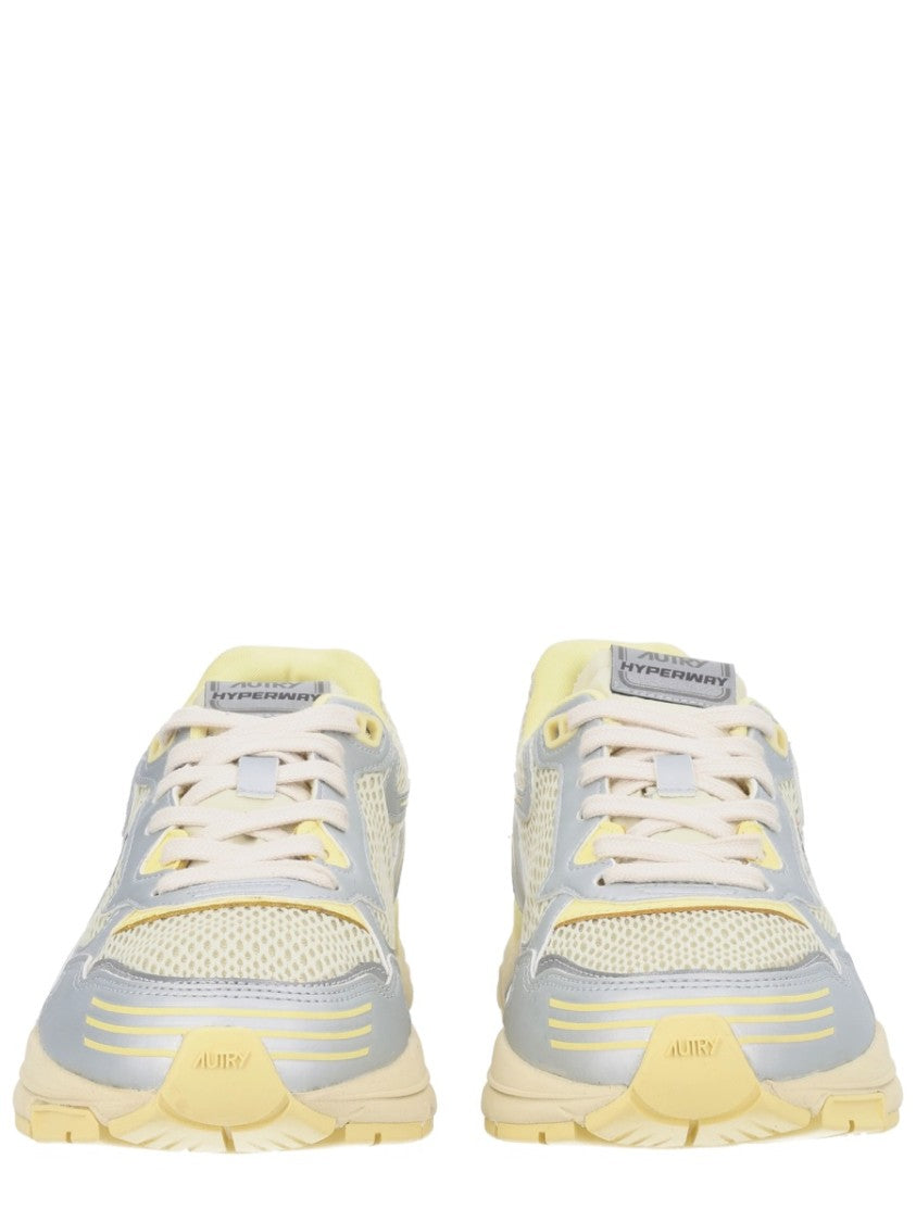 Autry Layered Mesh Synthetic Overlays Sneakers