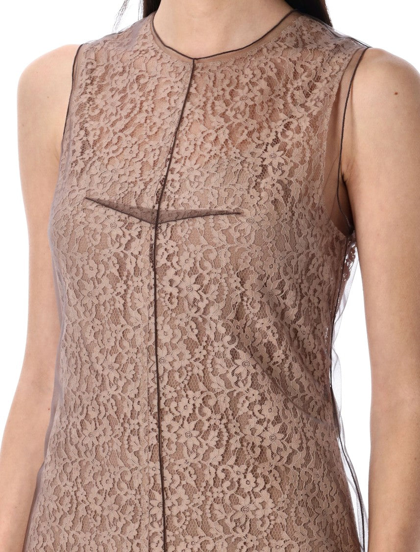 Fendi Lace Midi Dress