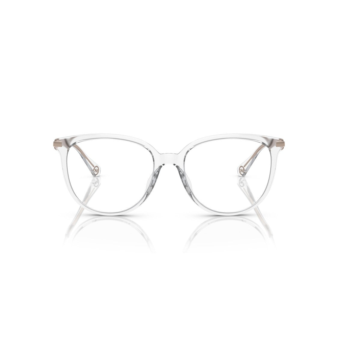 Michael Kors 0Mk4106u Transparent Acetate Sunglasses With Metallic Accents