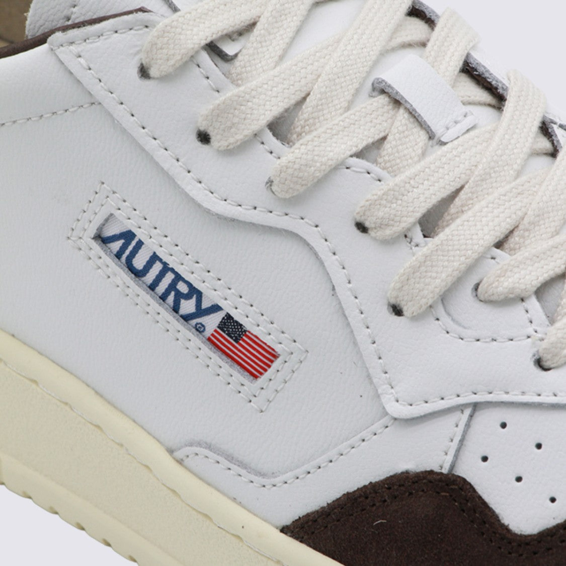 Autry Low-Top Sneakers With Suede Overlays