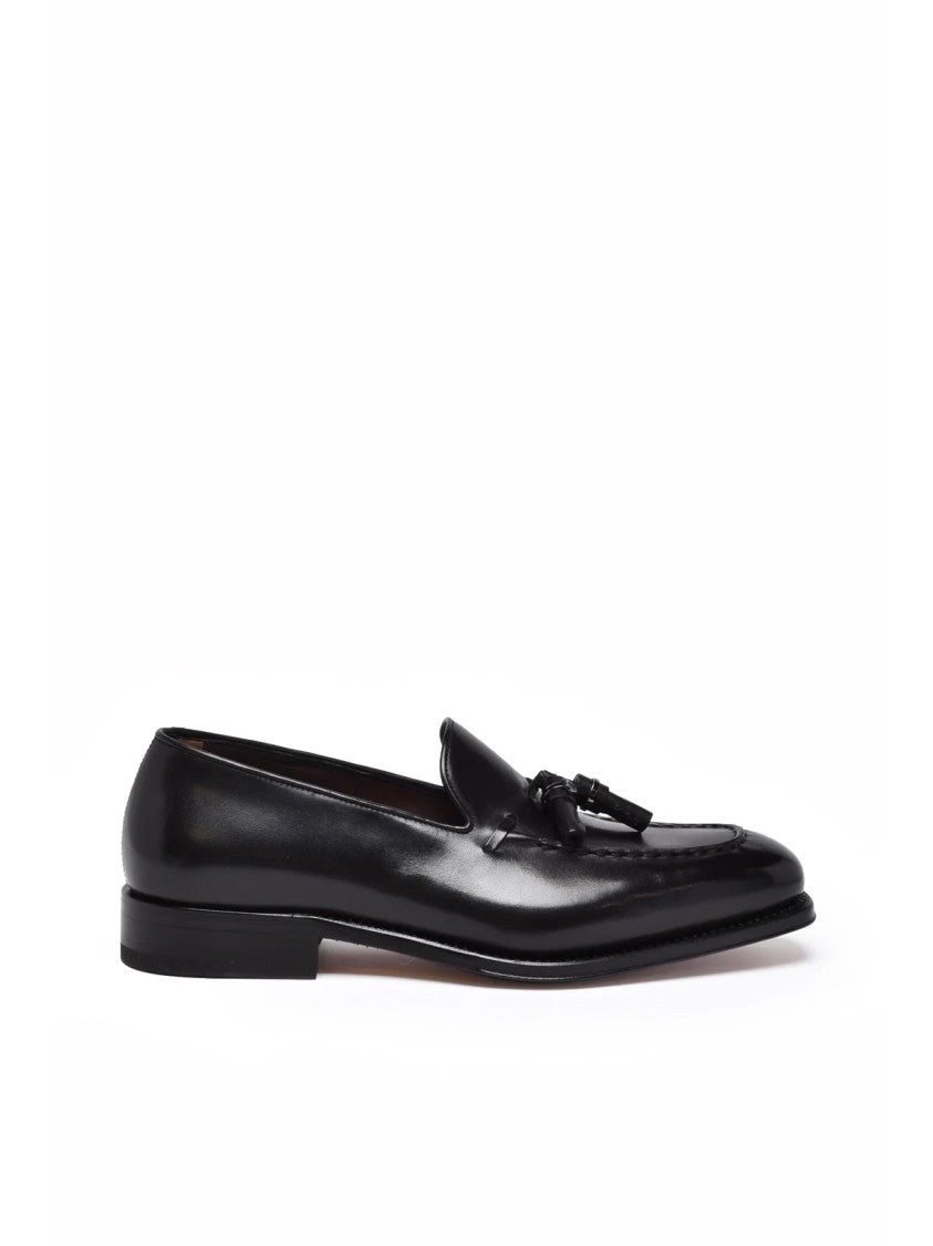 Salvatore Ferragamo Black Leather Loafer
