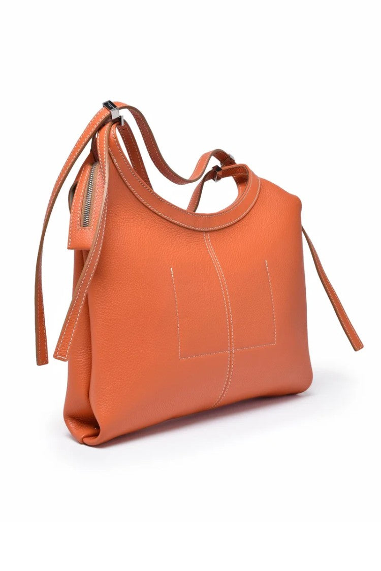 Gianni Chiarini Half Moon Shoulder Bag - Red