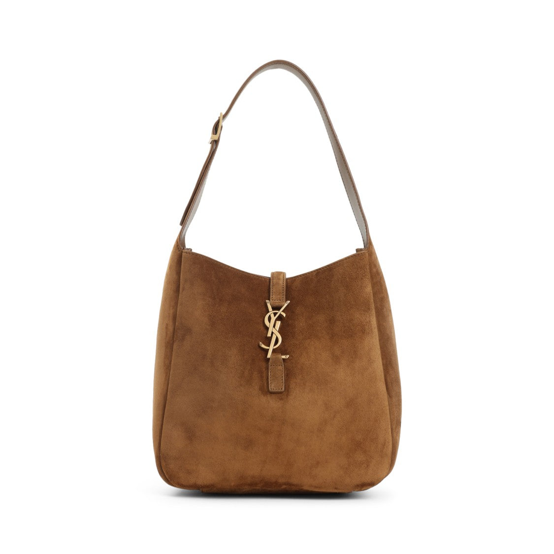 Saint Laurent Orange Suede Shoulder Bag