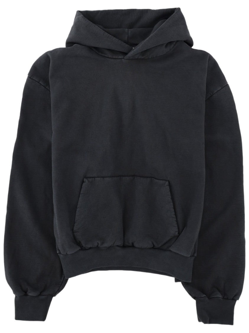 Fear Of God Cropped Thick Cotton Kangaroo Hoodie