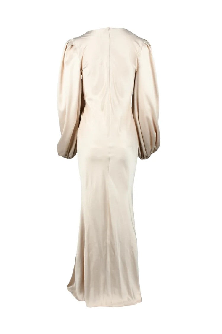 Actualee Polyester Dress - Beige