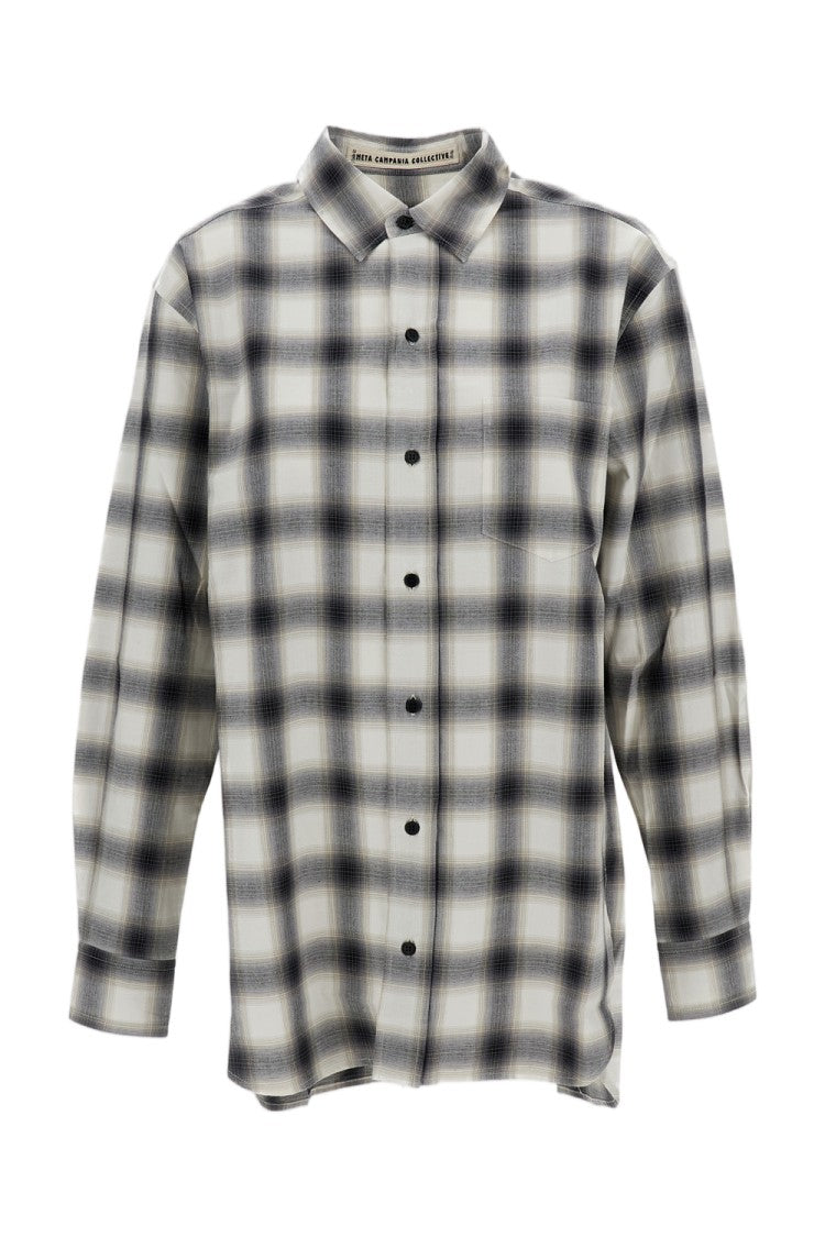 Meta Campania Multicolor Pablo Check Cotton Shirt