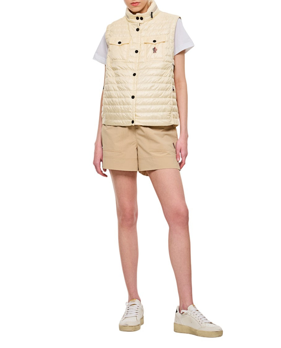 Moncler Grenoble Quilted Nylon Waistcoat With Stand-Up Collar