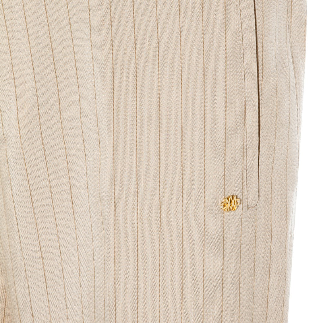 Amiri Slim Fit Tailored Trousers With Pinstripe Detail