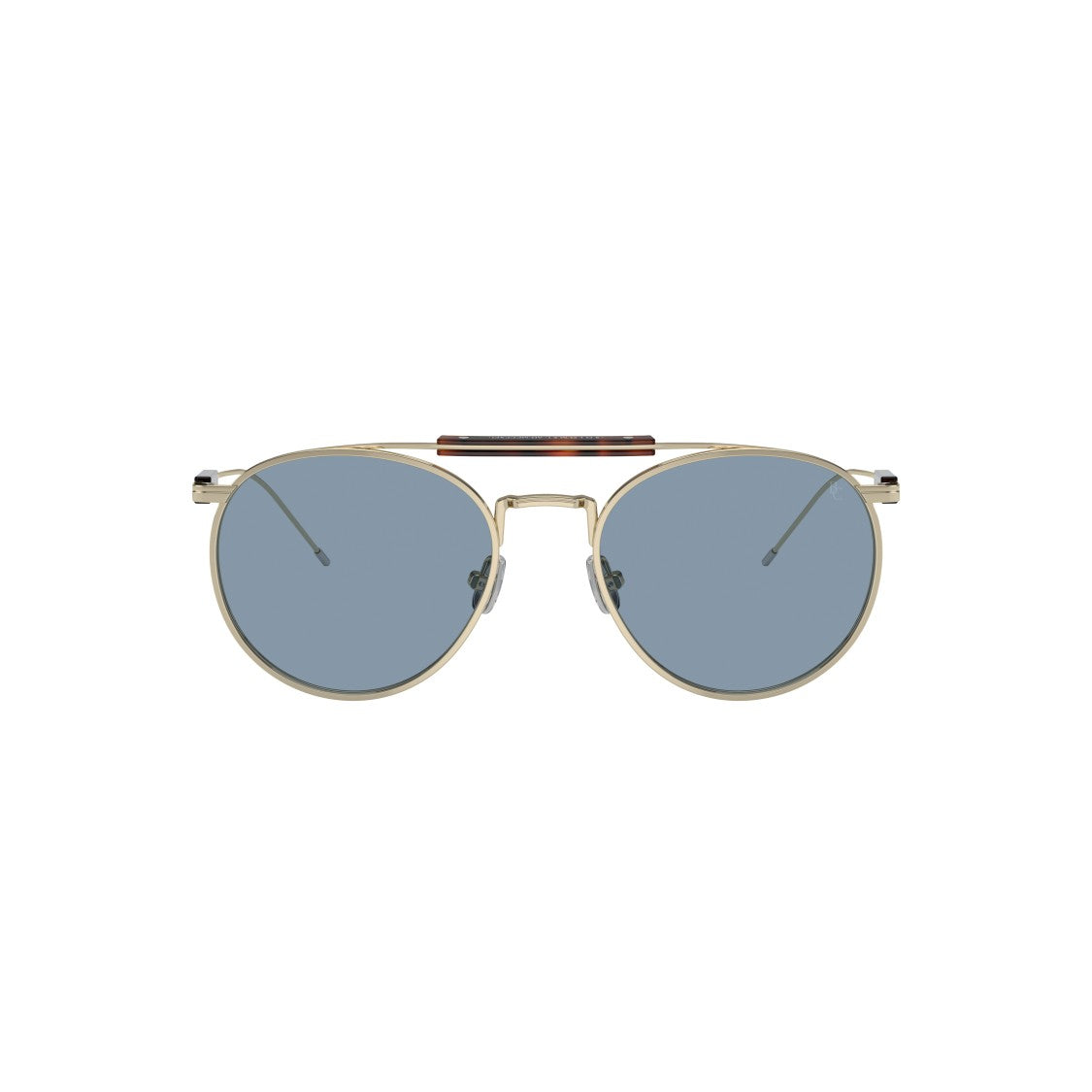 Brunello Cucinelli 0Bc2004st Round Titanium Sunglasses With Gold Finish