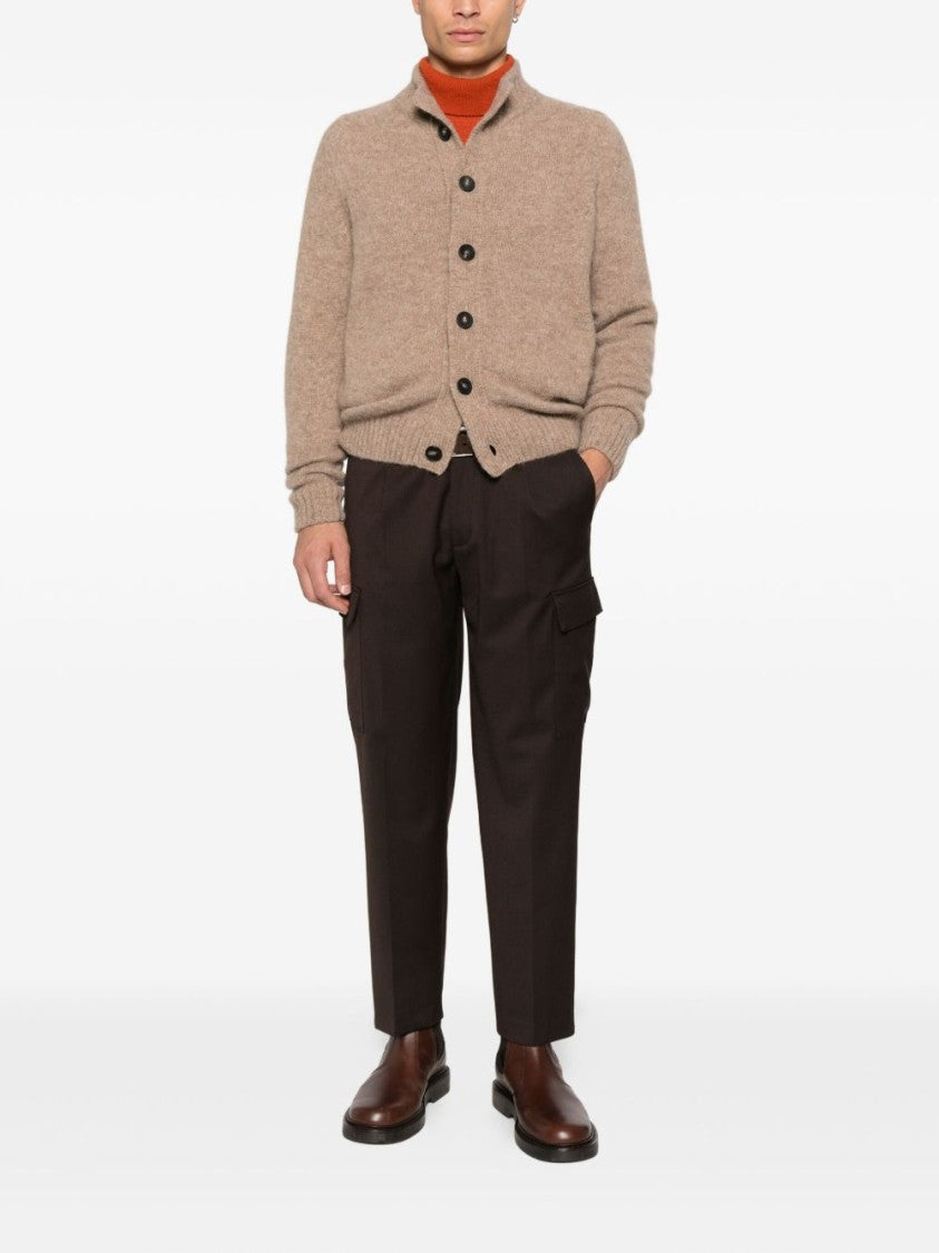Dondup Straight Leg Cargo Pants With Pleated Front