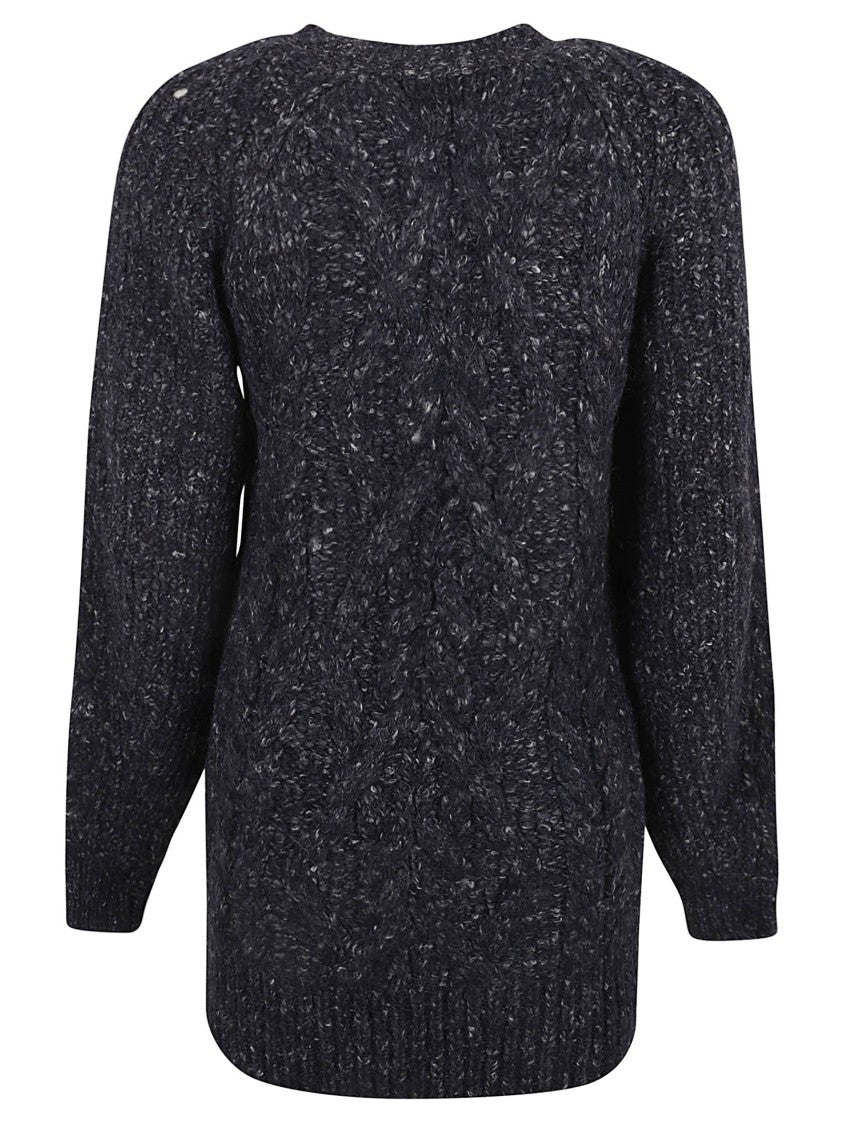 Isabel Marant Textured Knit Dress With Oversized Silhouette