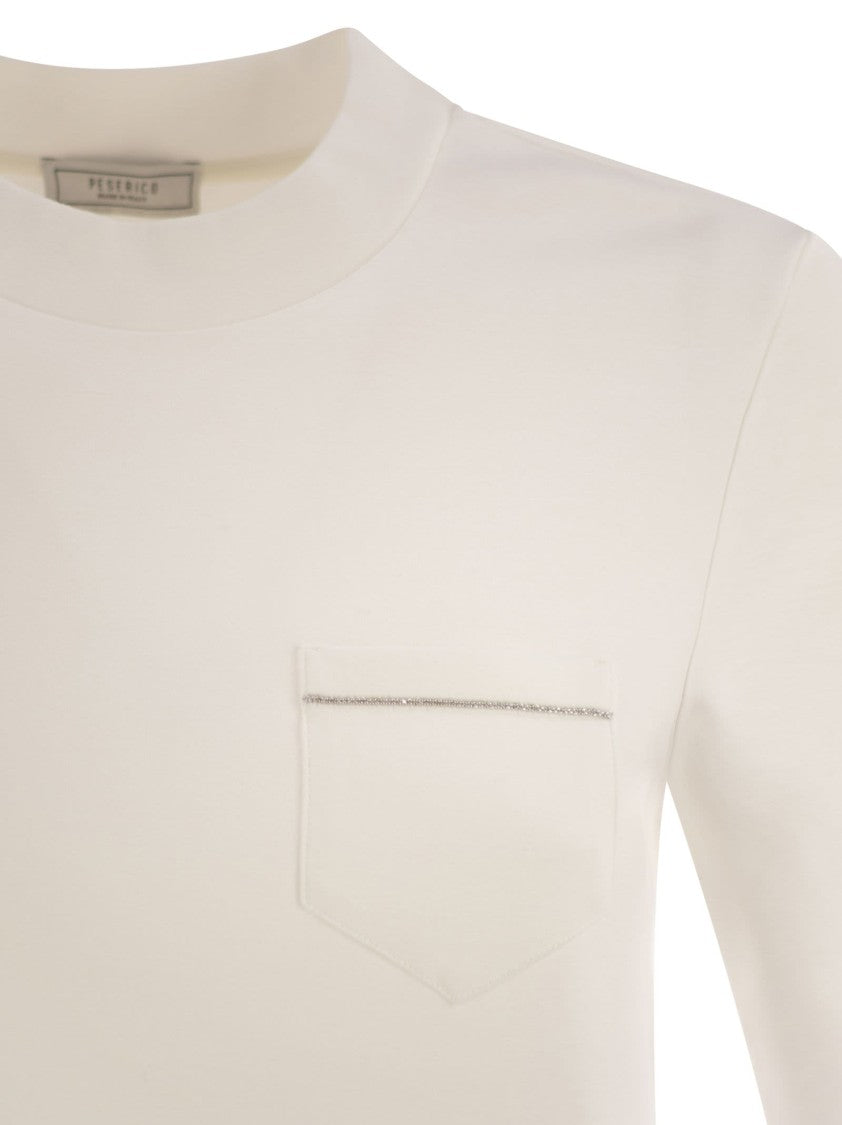 Peserico Cotton Blend Jersey T-Shirt