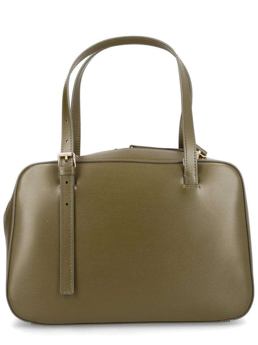 A.P.C. Virginie Smooth Leather Structured Shoulder Bag
