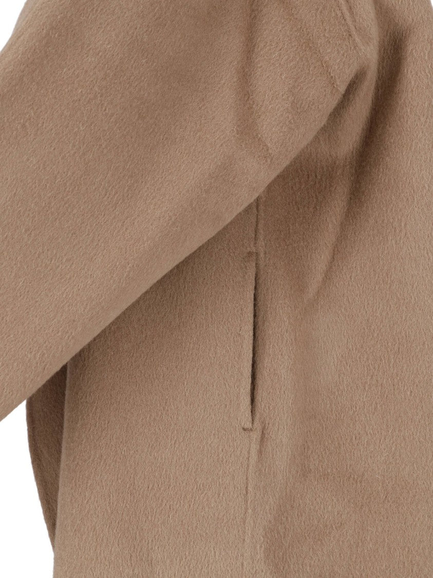 Almada Double-Breasted Kaity Coat In Soft Wool And Cashmere Blend