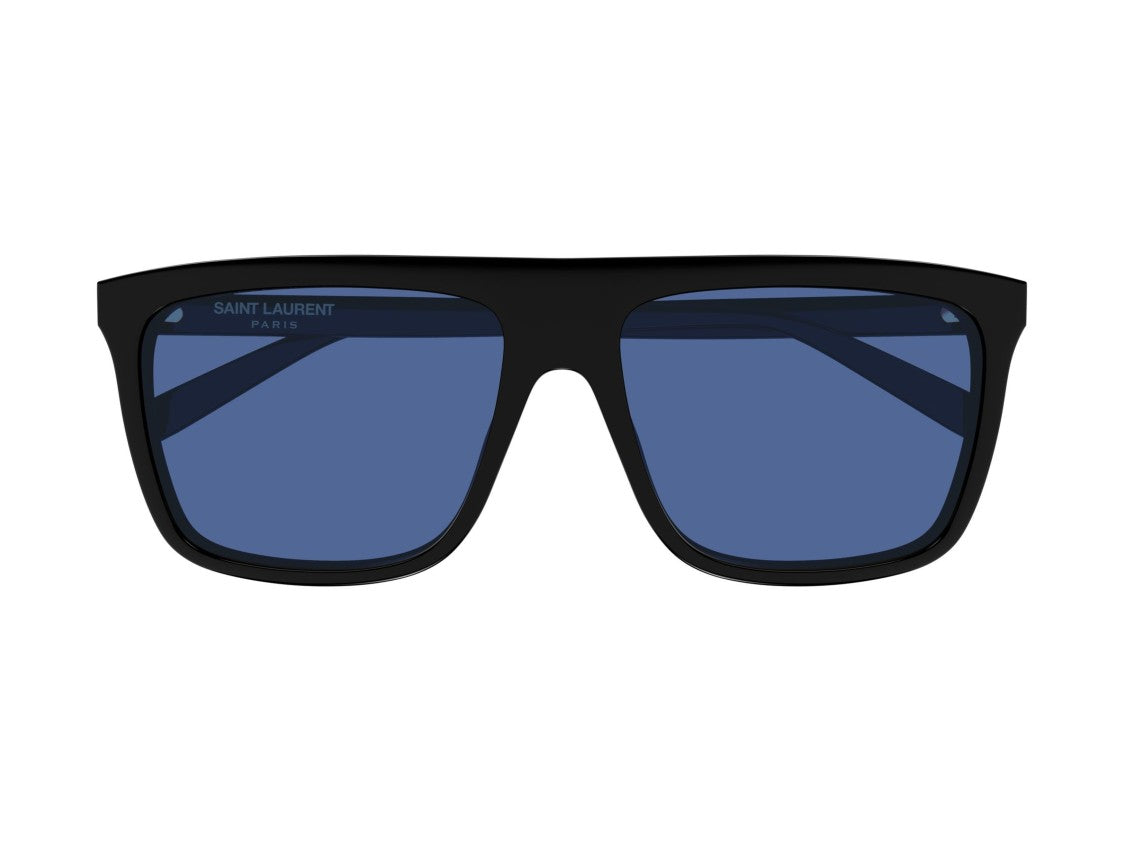 Saint Laurent Blue Sl 904 Oversized Square Sunglasses