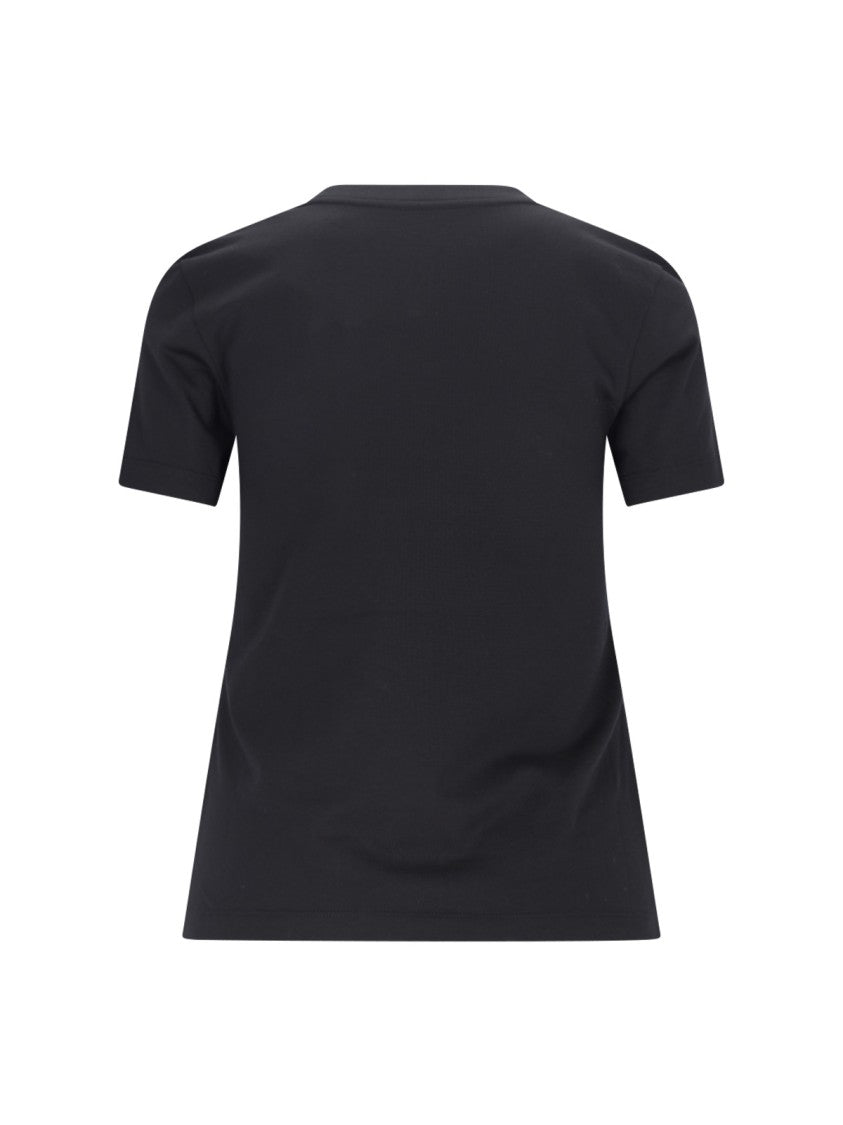 Moncler Logo Studded T-Shirt – Black