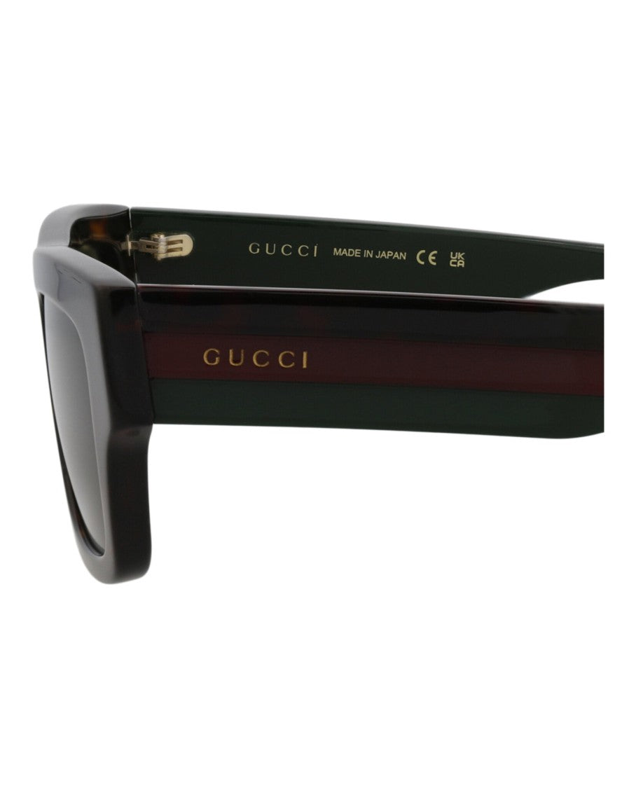 Gucci Square-Frame Recycled Acetate Sunglasses