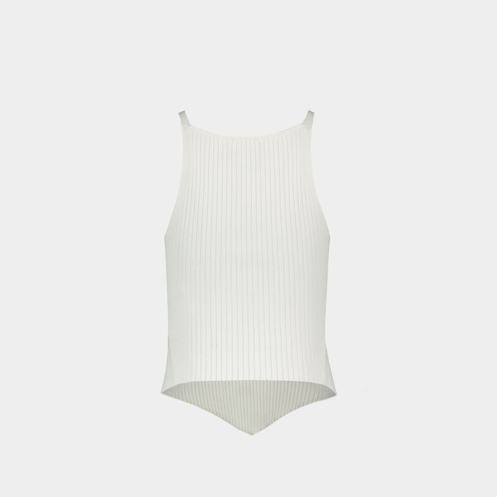 Courrèges Signature Top - Cotton - White