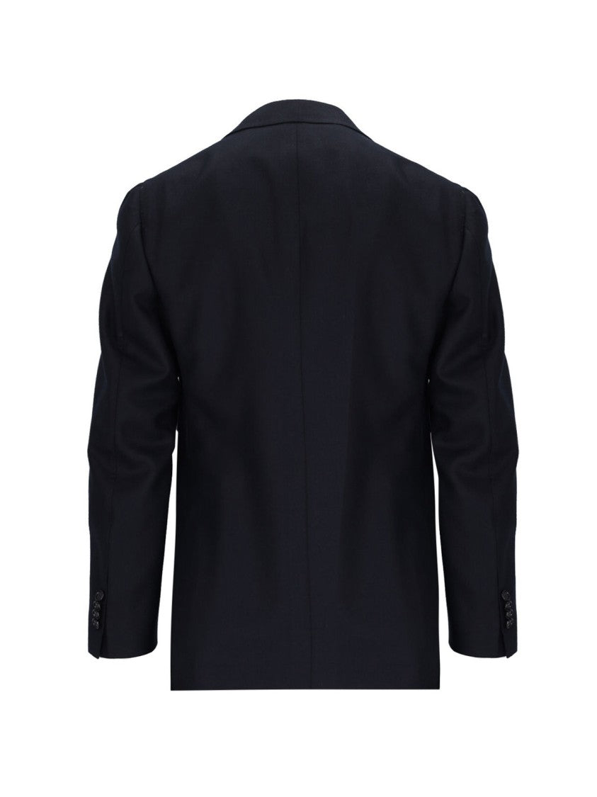 Cesare Attolini Single-Breasted Blazer In Blue Cashmere