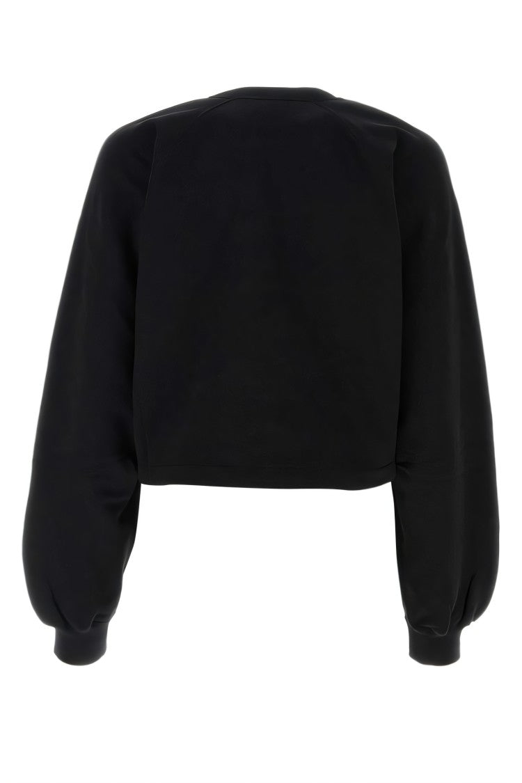 Gucci Cropped Black Long Sleeve Top