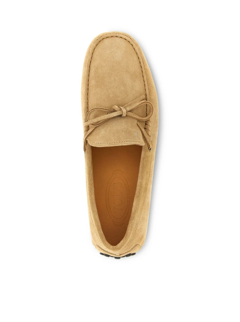 Tod's Moccasin-Style Loafer In Soft Beige Suede