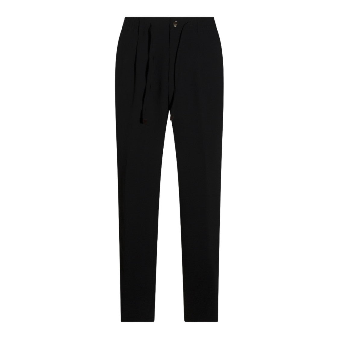 Montecore Tailored Black Trousers With Adjustable Waistband