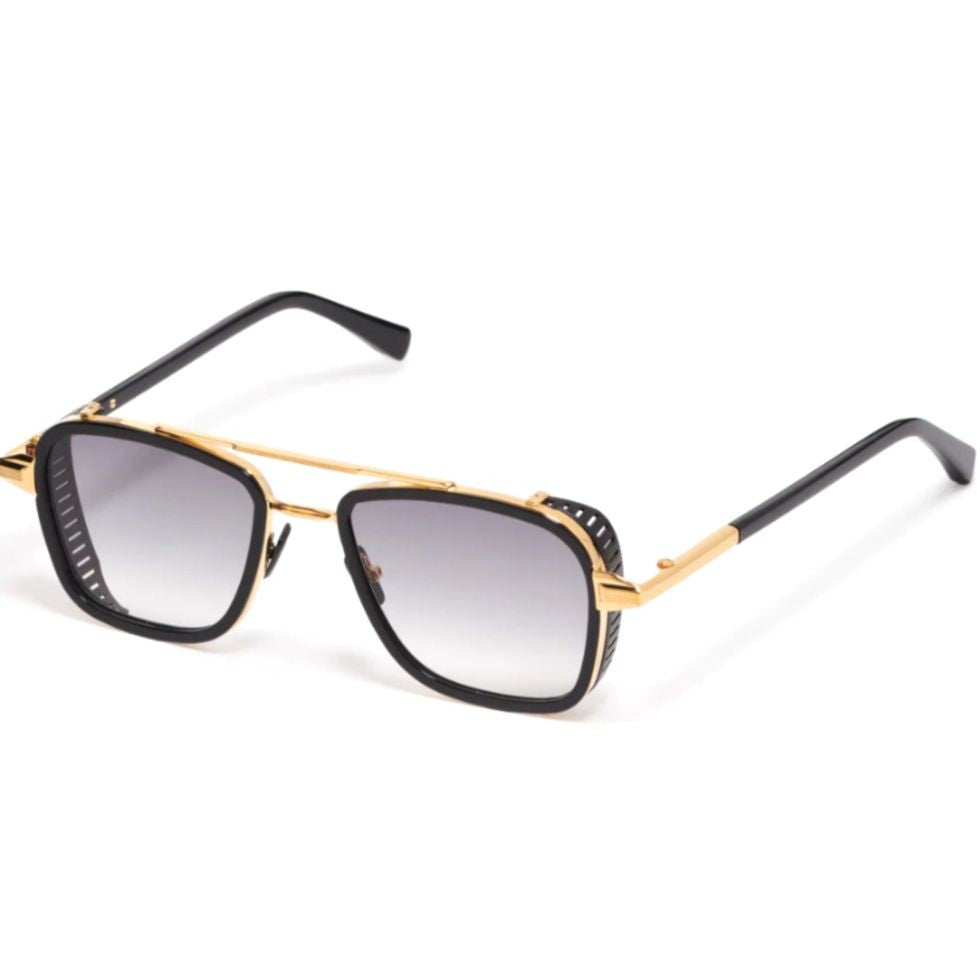 John Dalia Phil Square Frame Sunglasses With Gradient Lenses
