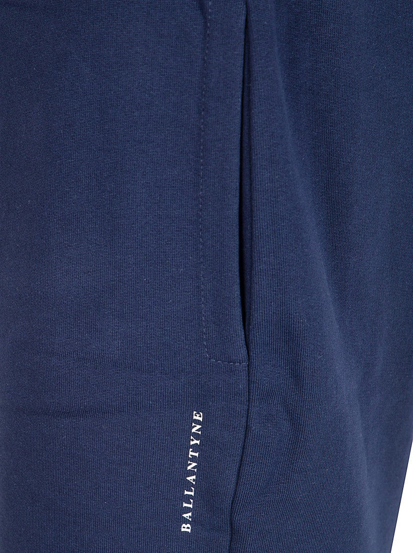 Ballantyne Deep Blue Shorts With Elastic Waistband And Side Pockets