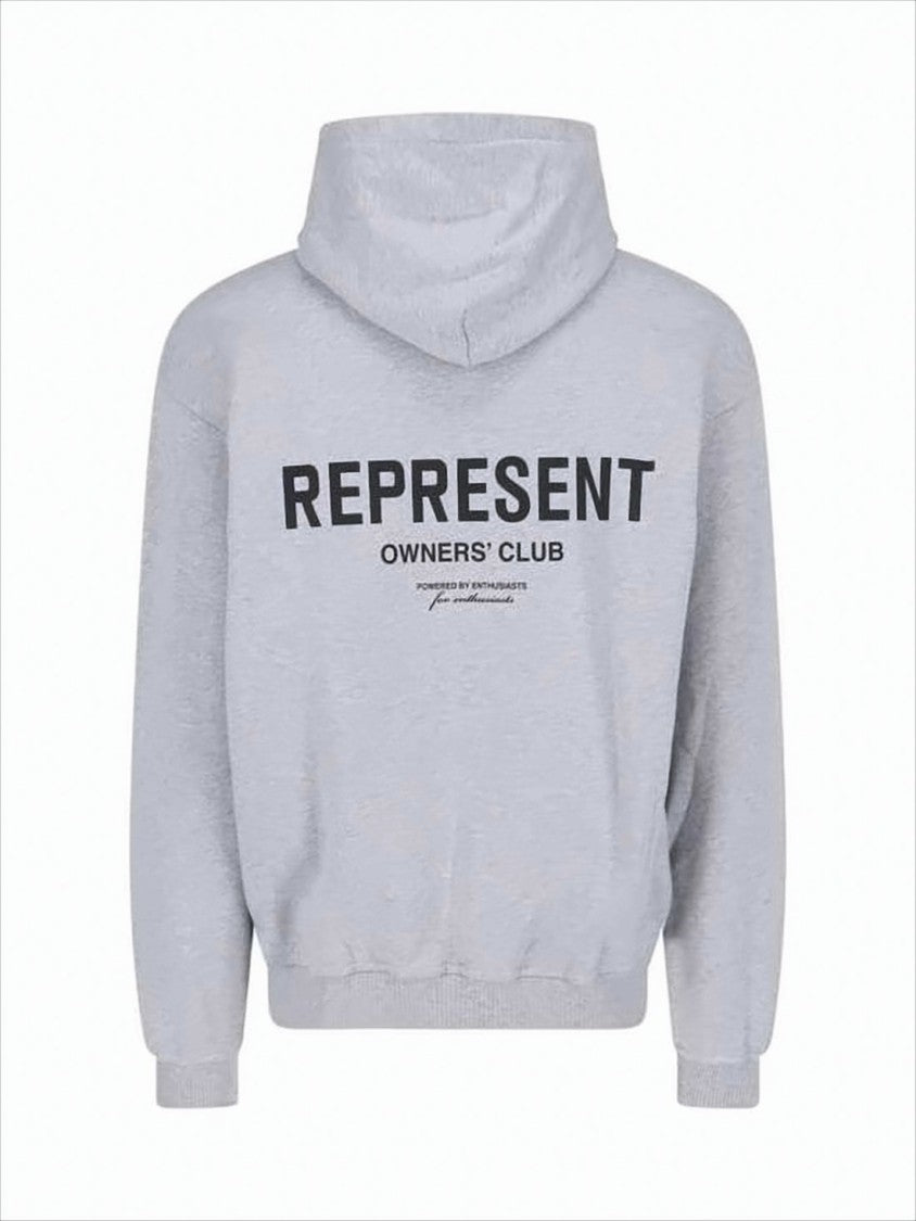 Represent Pullover Hoodie With Snap Button Closure