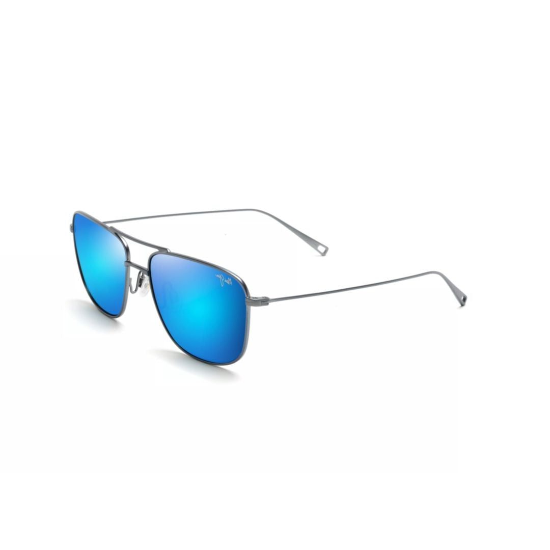 Maui Jim Mikioi Square-Shaped Double Bridge Sunglasses