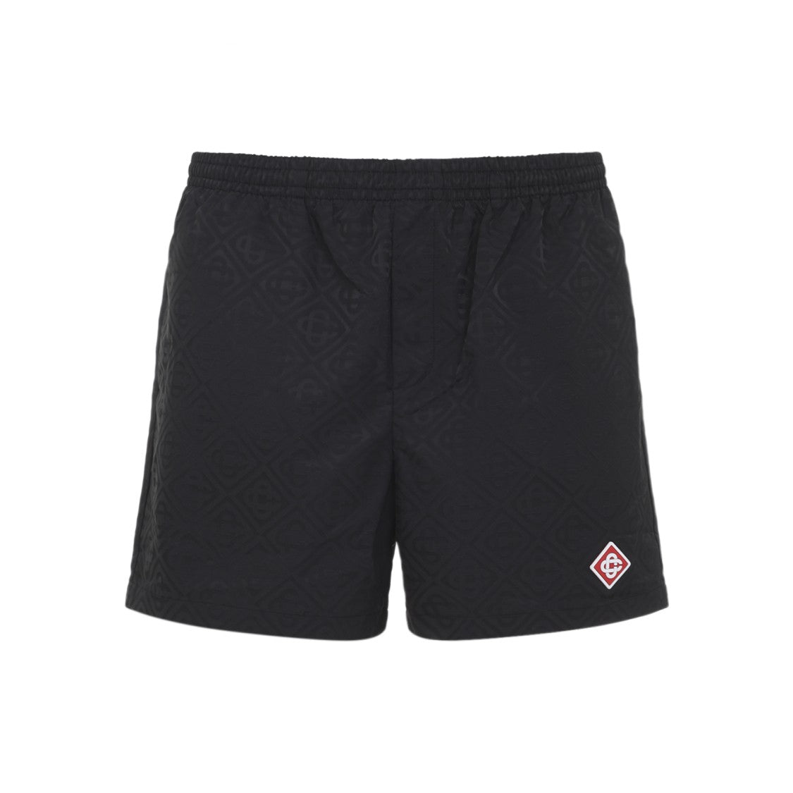 Casablanca Swim Shorts With Embossed Geometric Pattern