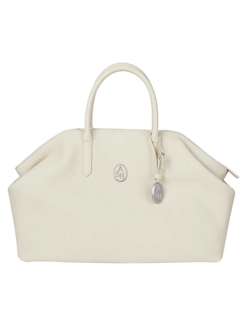 Ash Jaquelin Structured Leather Shoulder Bag