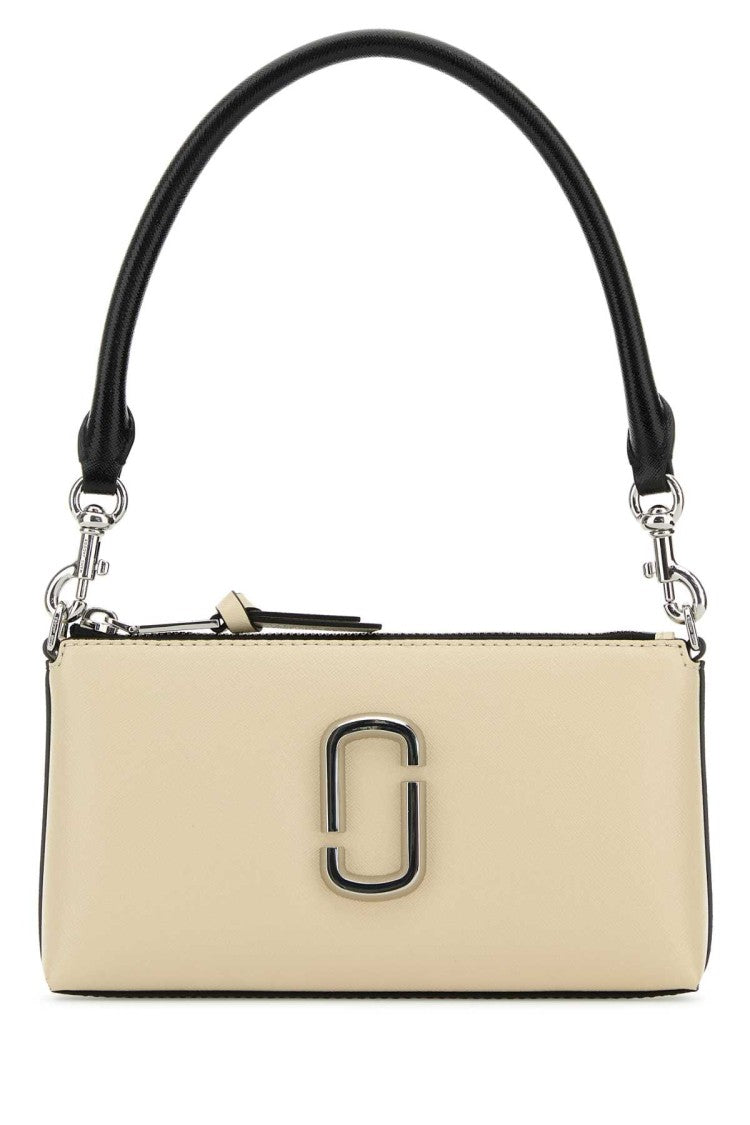Marc Jacobs Two-Tone Leather Snapshot Shoulder Bag