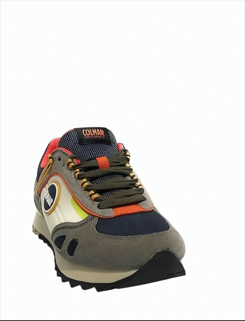 Colmar Originals Textured Nylon And Suede Sneakers