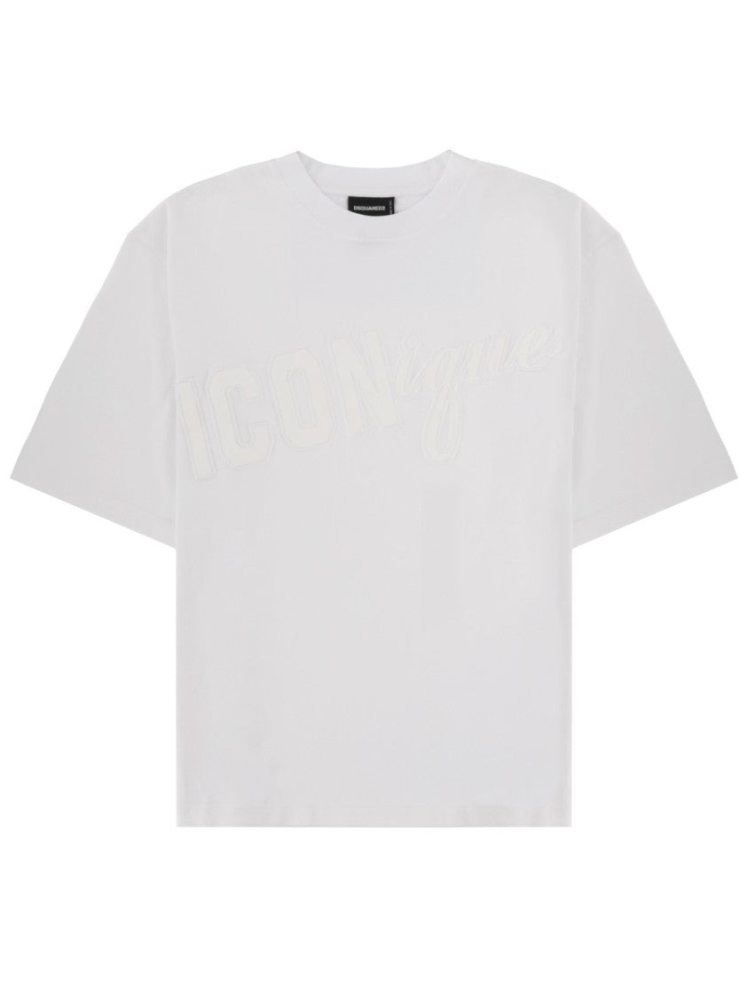 Dsquared2 Iconique Embossed Back Text T-Shirt