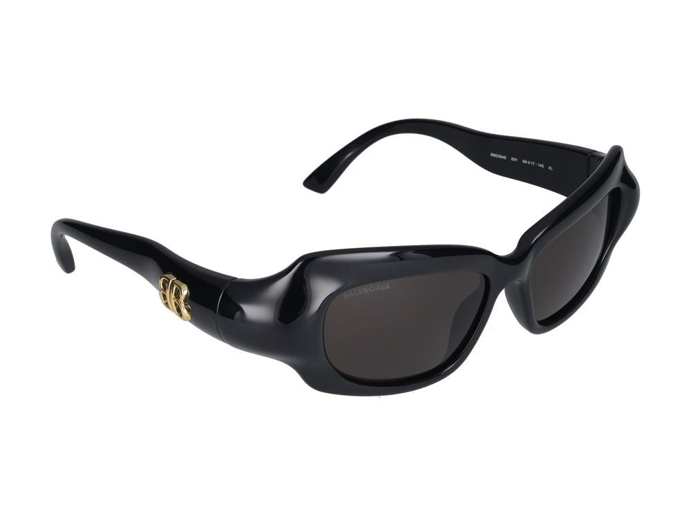Balenciaga Sunglasses Bb0354s 001 Black Black Grey 59/17/145