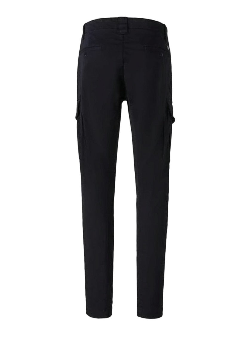 C.P. Company Sleek Tailored Straight Pants With Functional Cargo Pockets