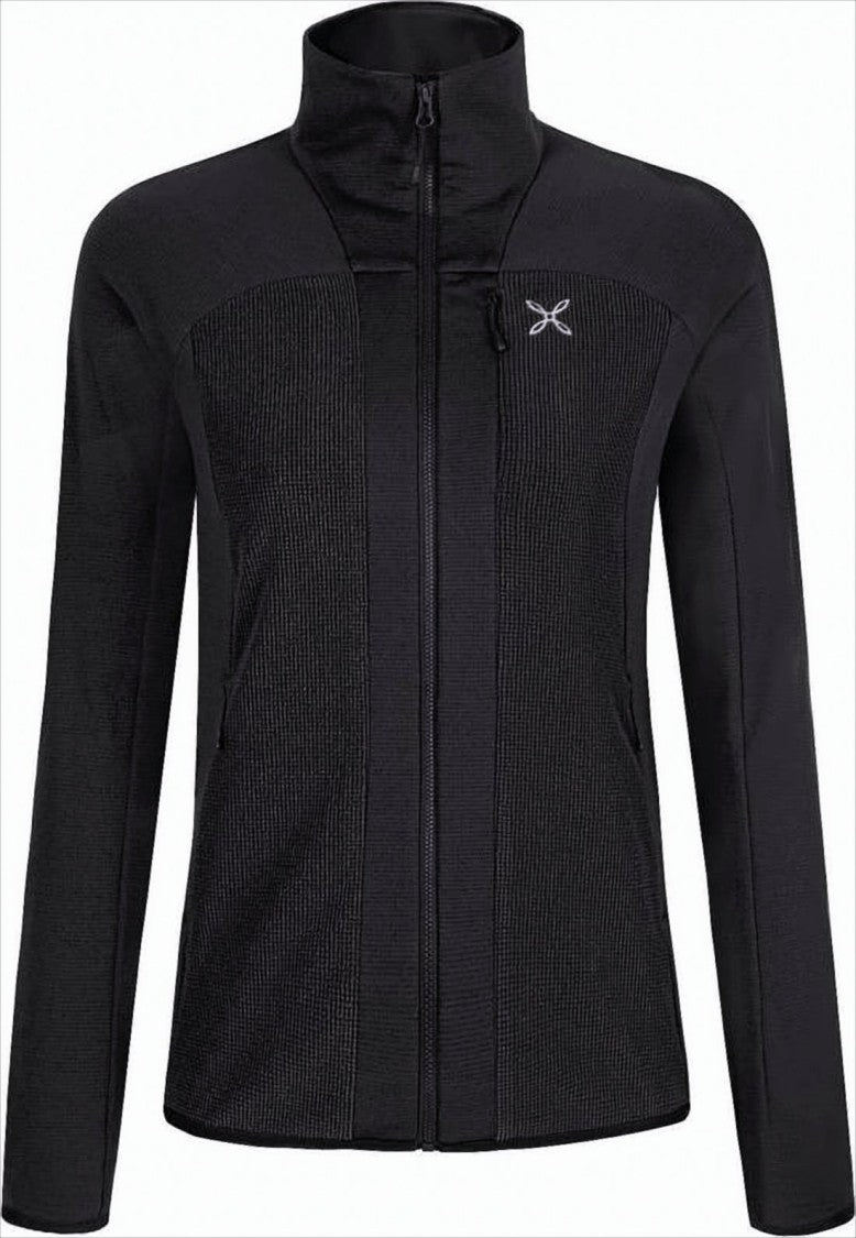 Montura Sleek Fitted Jacket With High Collar And Textured Panels