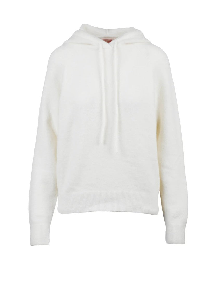 Mc2 Saint Barth Soft Knit Sweatshirt With Relaxed Fit And Hood