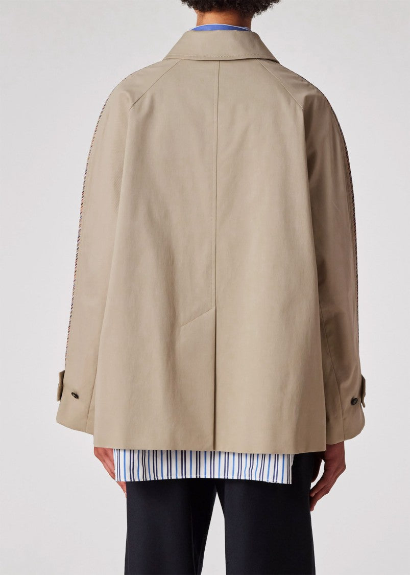 Paul Smith Loose-Fit Stone Trapeze Jacket