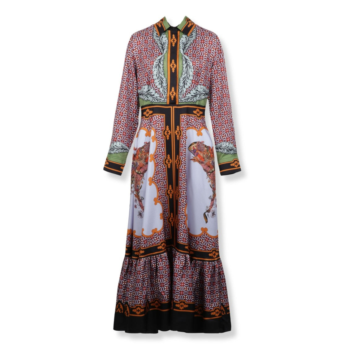 La Double J San Pietro Long-Sleeved Shirt Dress