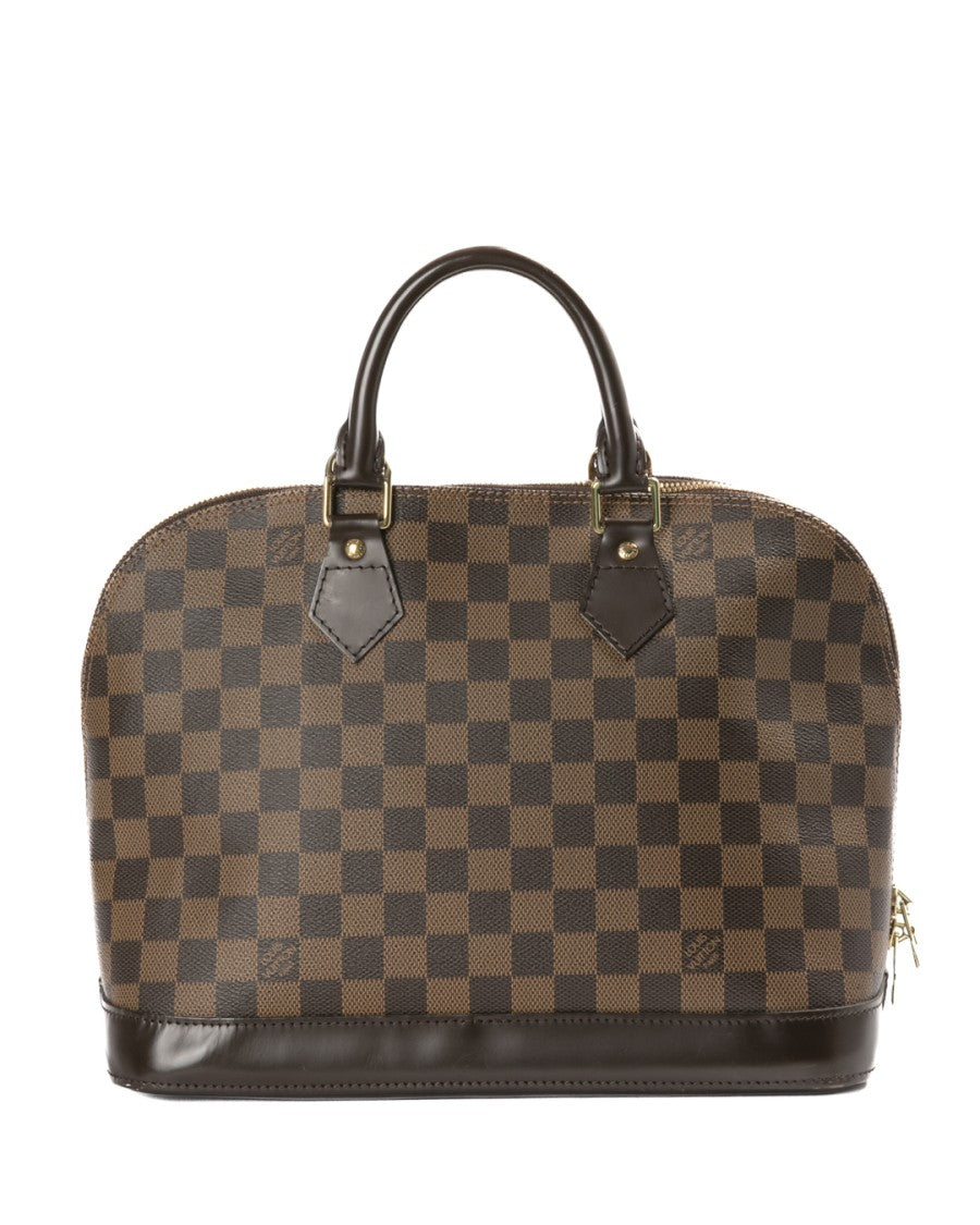 Louis Vuitton Brown Canvas Alma Pm Handbag