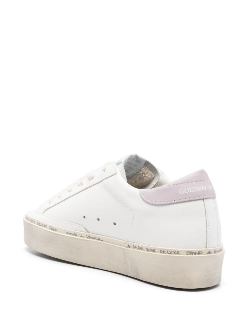 Golden Goose White Leather Sneakers
