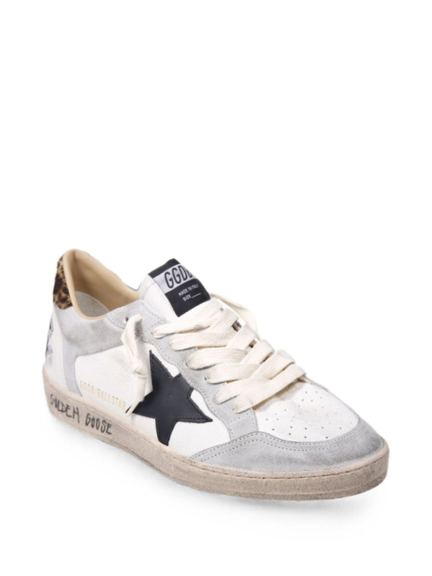 Golden Goose Low-Top Vintage Bold Accent Sneakers
