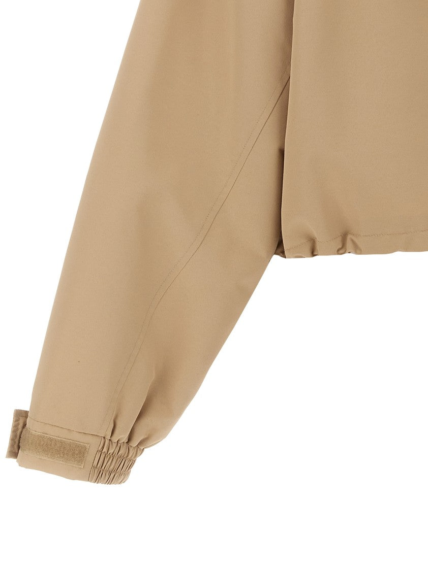 Moschino Boxy Water-Repellent Jacket With Embossed Logo